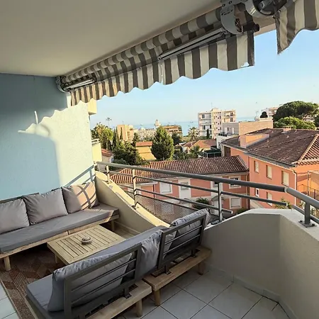 Apartmán Panorama Sea View - Climatise, Parking Gratuit, Proche Antibes